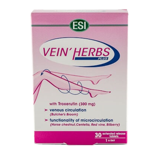 Vein Herbs Plus for Poor Circulation – 30 TABS